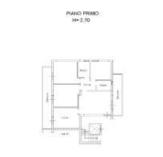 planimetria QUADRILOCALE IN VENDITA ALL'ASTA IN VIA CAMPOCECERE, SAN S. TELESINO (BN) - 1