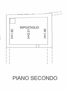 planimetria COMPENDIO IN VENDITA ALL'ASTA IN LOCALITA' NEBBIANO, CERTALDO (FI) - 1