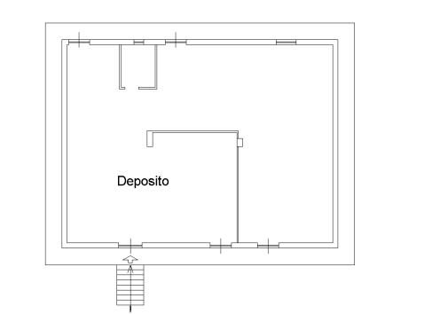 planimetria CASA IN VENDITA ALL'ASTA IN VIA NOCE DEL CONTE, PADULA (SA) - 1