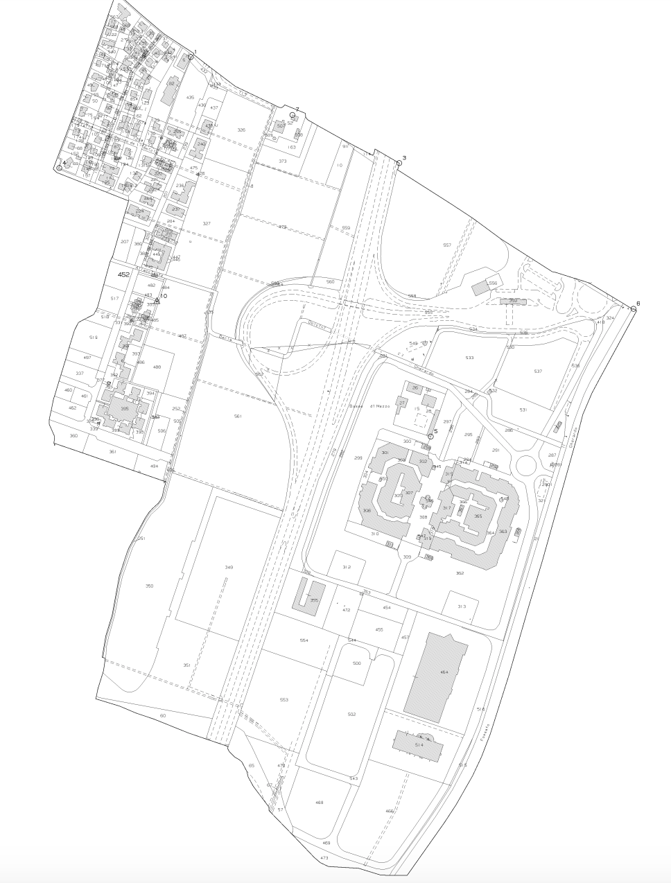 planimetria COMPLESSO IMMOBILIARE CONDOMINIALE, VIA DON G. ASTOLFI, BAGNOLO SAN VITO (MN) - 1