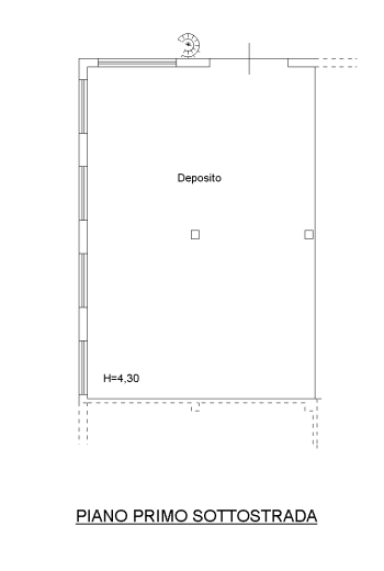 planimetria OPIFICIO IN VENDITA ALL'ASTA IN VIA IV NOVEMBRE, APPIGNANO (MC) - 1