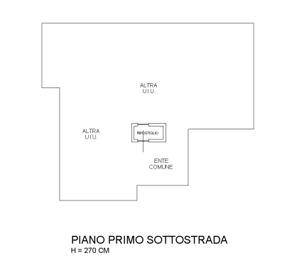 planimetria TRILOCALE IN VENDITA ALL'ASTA IN VIA E. SEGALINI, SEVESO (MB) - 1