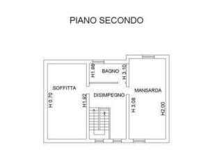 planimetria APPARTAMENTO IN VENDITA ALL'ASTA IN VIA CASCINA M. ROSA, GOTTOLENGO (BS) - 1