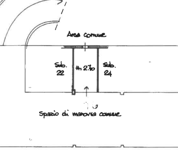 planimetria TRILOCALE IN VENDITA ALL'ASTA IN VIA V. VENETO, CARDANO DEL CAMPO (VA) - 1