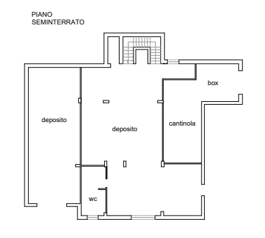 planimetria ABITAZIONE IN VENDITA ALLL'ASTA IN CONTRADA FONTANELLE, PAGO VEIANO (BN) - 1