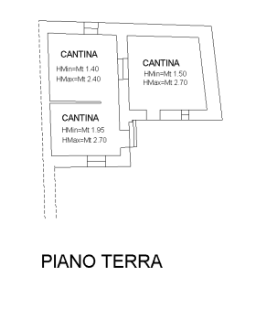 planimetria CASA IN VENDITA ALL'ASTA IN VIA A. BERARDO, ROSSANA (CN) - 1