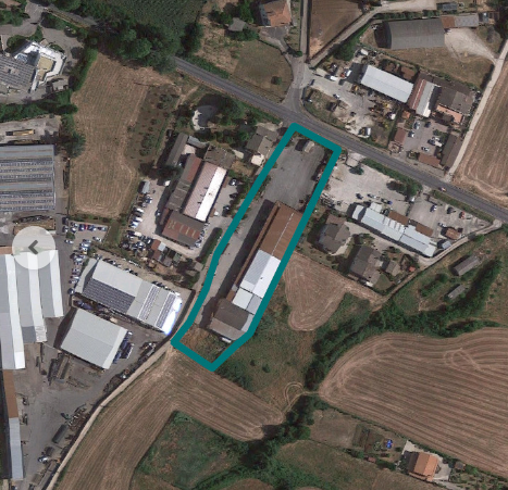 planimetria CAPANNONE INDUSTRIALE IN VENDITA ALL'ASTA IN VIA LATINA, ARTENA (RM) - 1