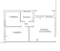 planimetria TRILOCALE IN VENDITA ALL'ASTA IN VIA G.MARCONI, SALGAREDA (TV) - 1