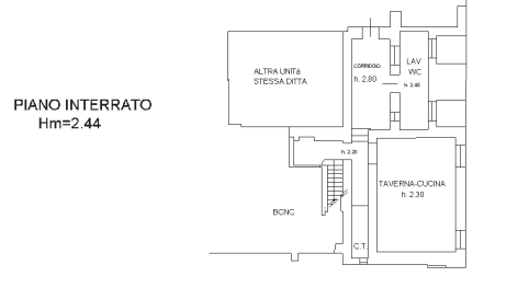 planimetria VILLA STORICA IN VENDITA ALL'ASTA IN VIA LIVIANA, TORREGLIA (PD) - 1