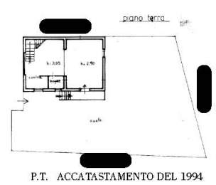 planimetria QUADRILOCALE IN VENDITA ALL'ASTA IN VIA S. ROCCO, MONTEREALE (AQ) - 1