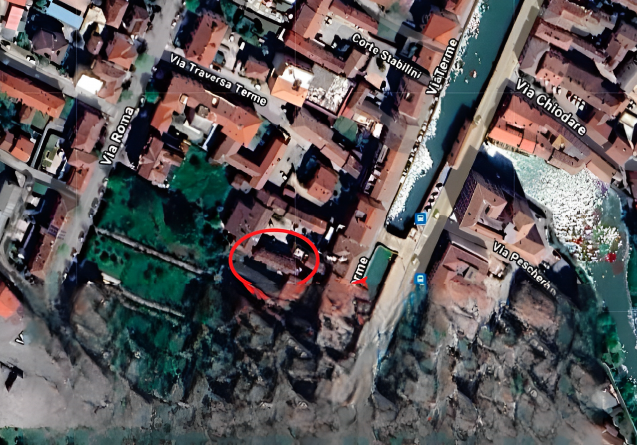 planimetria BILOCALE IN VENDITA ALL'ASTA IN VIA TERME, BATTAGLIA TERME (PD) - 1