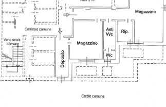 planimetria 2 CANTINE IN VENDITA ALL'ASTA VIA C. PRINCIPE, BARDONECCHIA (TO) - 1