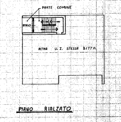 planimetria QUADRILOCALE IN VENDITA ALL'ASTA, IN VIA MARCHESANE, B. DEL GRAPPA (VI) - 1
