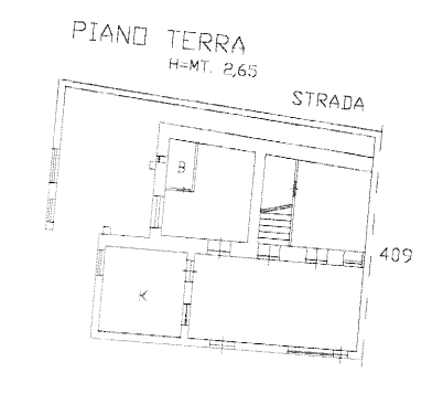 planimetria VILLETTA SEMINDIPENDENTE IN VENDITA ALL'ASTA IN VIA SALERNO, ALATRI (FR) - 1