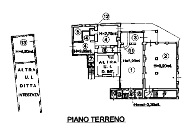 planimetria COMPENDIO ALL'ASTA, LOC. BRAGLIA, BORGORATTO MORMOROLO (PV) - 1