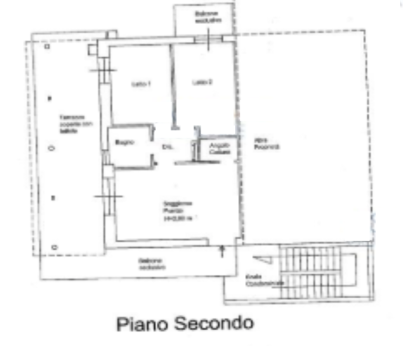planimetria TRILOCALE IN VENDITA ALL'ASTA, VIA V. GREGORI/VOLTURNO, AGROPOLI (SA) - 1