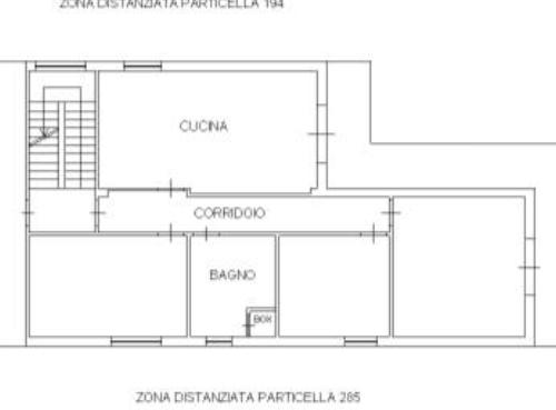 planimetria TRILOCALE IN VENDITA ALL'ASTA IN CONTRADA FOSSE, MUSSOMELI (CL) - 1