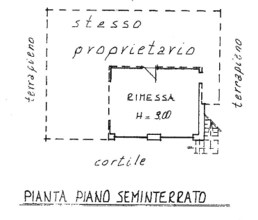 planimetria TRILOCALE IN VENDITA ALL'ASTA IN VIA TORINO, BRUSNENGO (BI) - 1