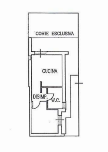 planimetria BILOCALE IN VENDITA ALL'ASTA IN C.DA MACCHIA, PISTICCI (MT) - 1