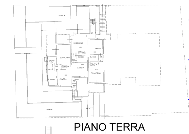 planimetria STRUTTURA RICETTIVA IN VENDITA ALL'ASTA IN LOC. PUNTONE, SCARLINO (GR) - 1