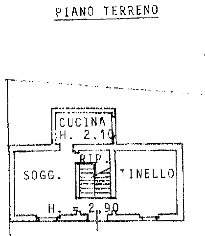 planimetria CASA SINGOLA IN VENDITA ALL'ASTA IN VIA NINO BIXIO, BIANDRONNO (VA) - 1