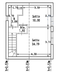 planimetria VILLA IN VENDITA ALL'ASTA IN VIA VALLE ROSELLA, ROCCA DI BOTTE (AQ) - 1