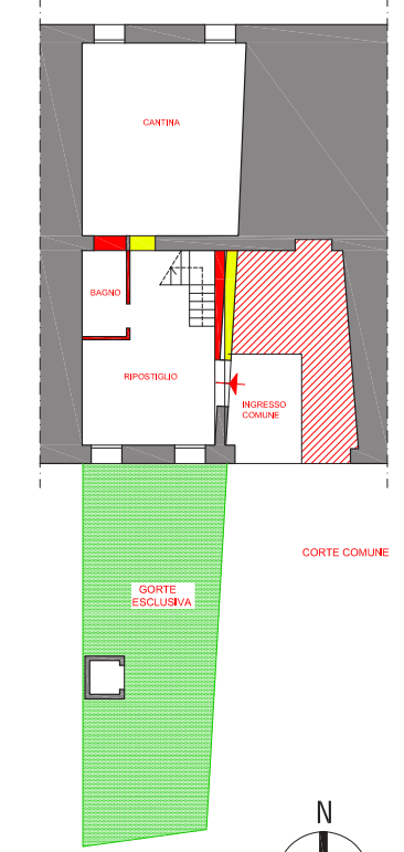 planimetria VILLA IN VENDITA ASTA, VIA ROMOLO, R. MAZZACAVALLO, C. DEL CENGIO (VI) - 1
