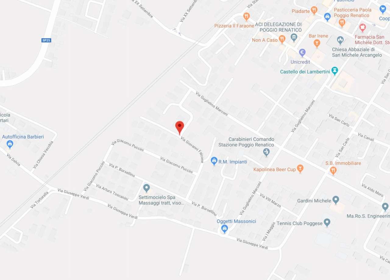 planimetria BILOCALE CON BOX E POSTO AUTO ALL'ASTA IN VIA GIOVANNI FALCONE, POGGIO RENATICO (FE) - 1