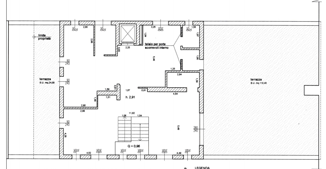 planimetria TRILOCALE IN COSTRUZIONE IN VIA ANGELO BALESTRA, BASSANO DEL GRAPPA (VI) - 1