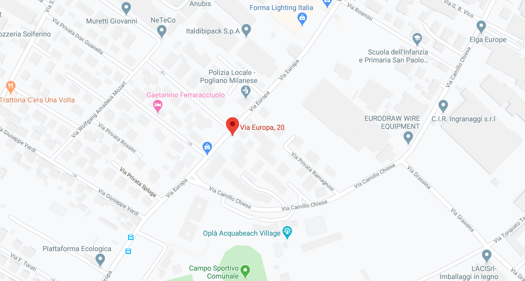 planimetria BILOCALE CON CANTINA ALL'ASTA IN VIA EUROPA, POGLIANO MILANESE (MI) - 1