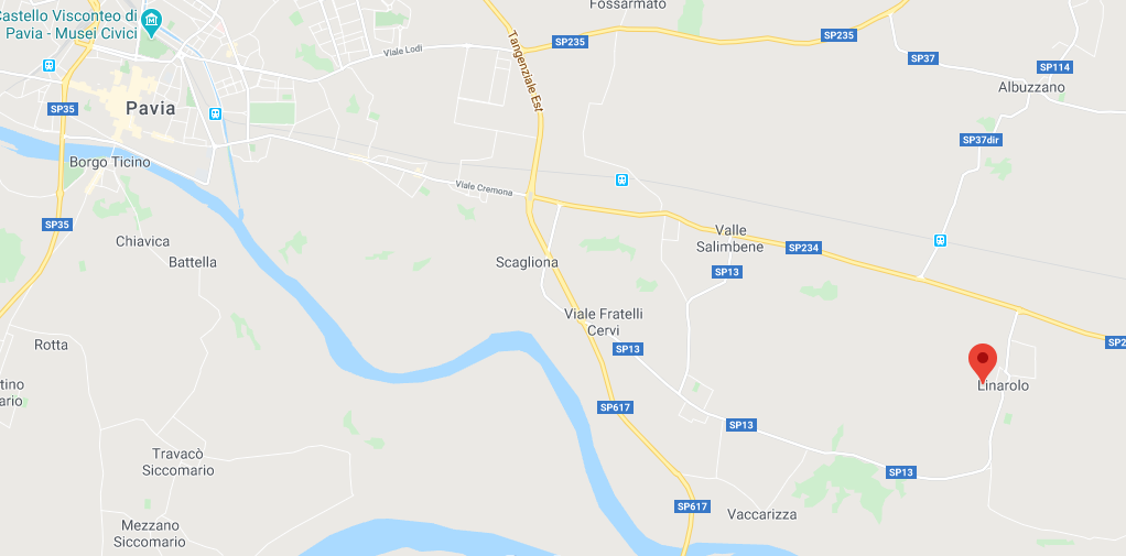 planimetria FABBRICATI RURALI ALL'ASTA IN VICOLO BORGO, LINAROLO (PV) - 1