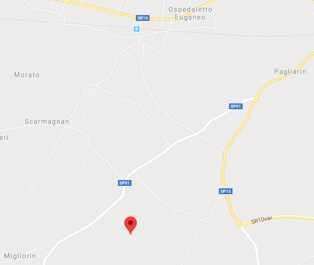planimetria CASA INDIPENDENTE SU DUE PIANI ALL'ASTA IN VIA MURELLO, OSPEDALETTO EUGANEO (PD) - 1