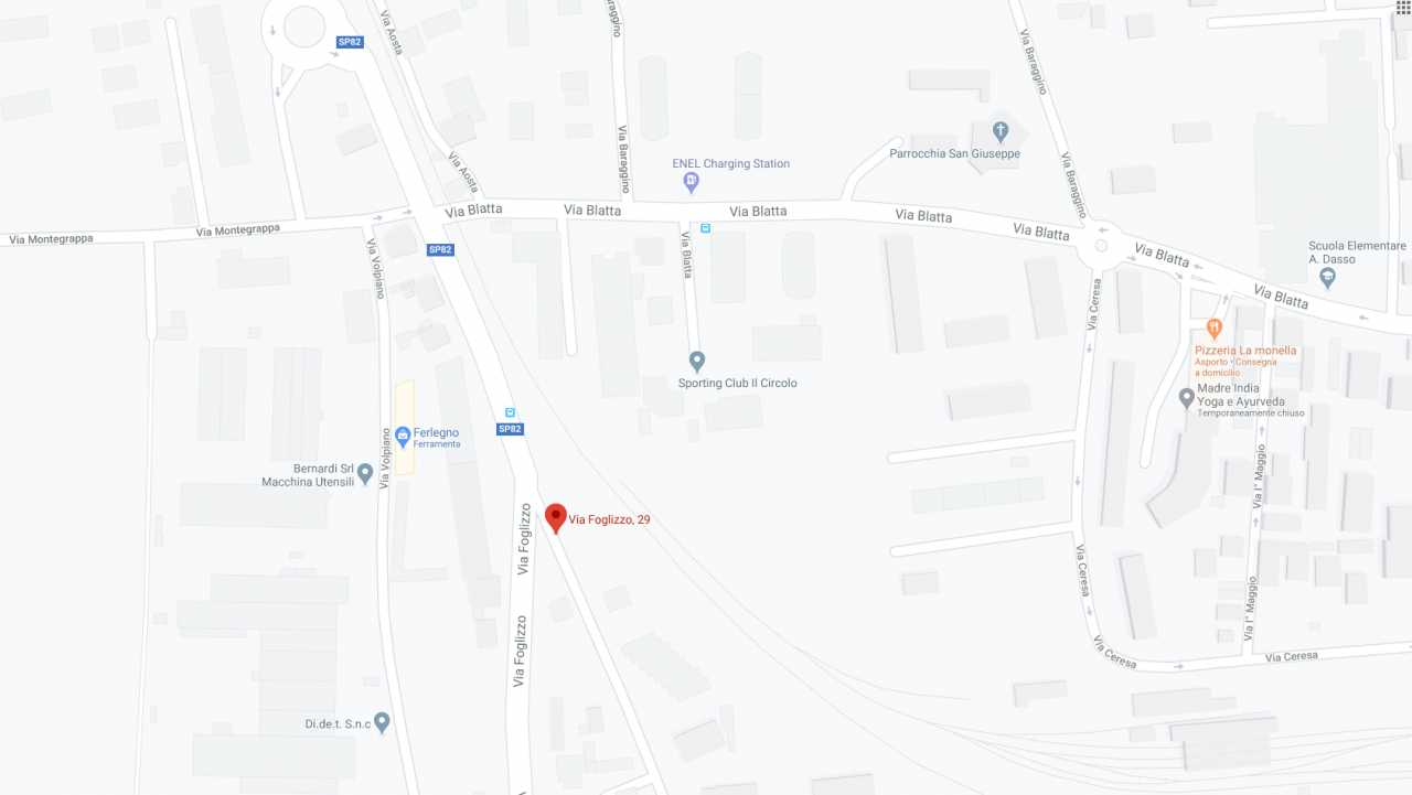 planimetria BILOCALE CON CANTINA ALL'ASTA IN VIA FOGLIZZO, CHIVASSO(TO) - 1