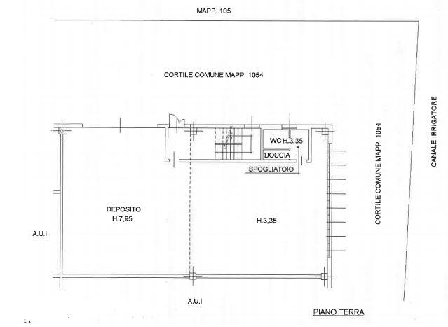 planimetria CAPANNONE IN CORSO DI COSTRUZIONE ALL'ASTA IN CORSO EUROPA, MAGENTA (MI) - 1
