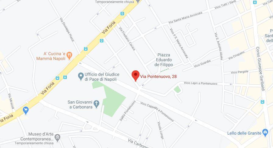 planimetria BILOCALE ALL'ASTA IN VIA PONTENUOVO, NAPOLI (NA) - 1