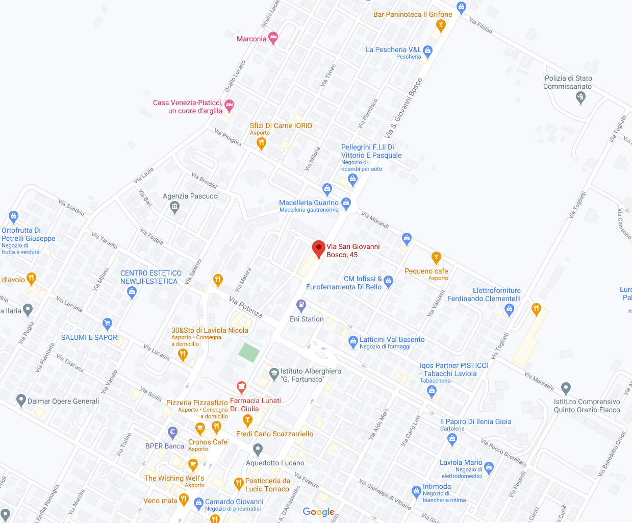 planimetria APPARTAMENTO INDIPENDENTE ALL'ASTA IN VIA SAN GIOVANNI BOSCO, PISTICCI (MT) - 1