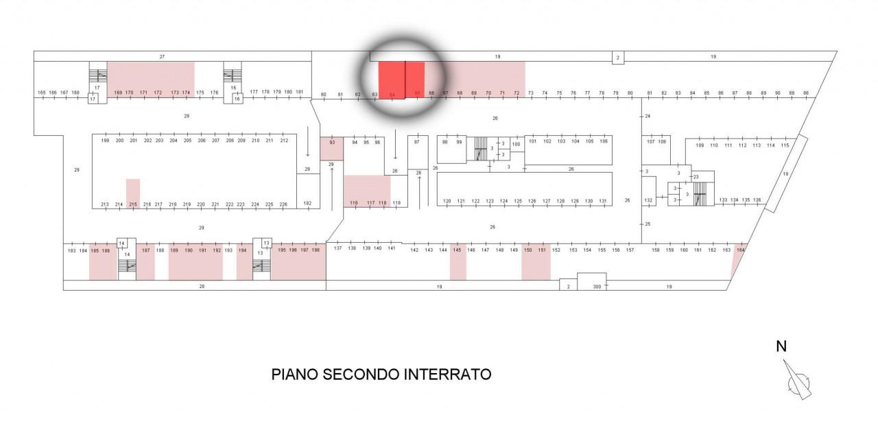 planimetria NEGOZIO CON DUE POSTI AUTO ALL'ASTA IN VIALE AMERIGO VESPUCCI, SASSUOLO (MO) - 1