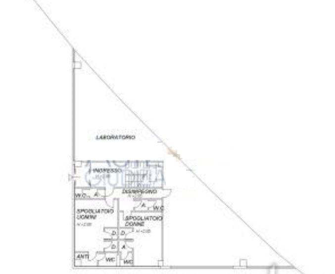 planimetria CAPANNONE CON TERRENI EDIFICABILI E AGRICOLI ALL'ASTA IN VIA PIEGGIA, MONDAINO (RN) - 1
