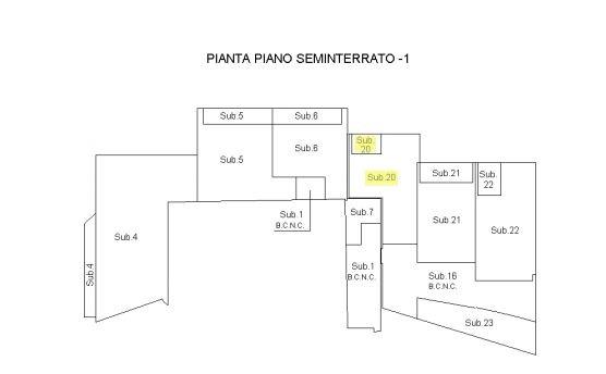 planimetria APPARTAMENTO DA ULTIMARE ALL'ASTA SULLA SP 73, LOC. LA MAINA, SAURIS (UD) - 1