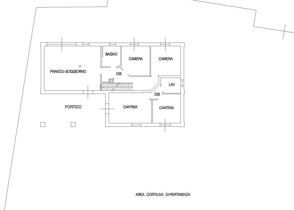 planimetria VILLA CON ACCESSORI ALL'ASTA IN VIA FERRARI, FORMIGINE (MO) - 1