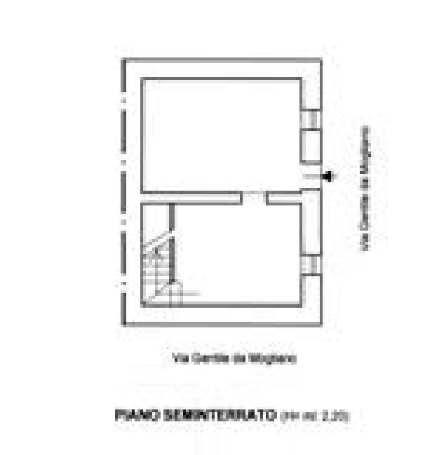 planimetria CASA SINGOLA IN VIA GENTILE DA MOGLIANO, FERMO (FM) - 1