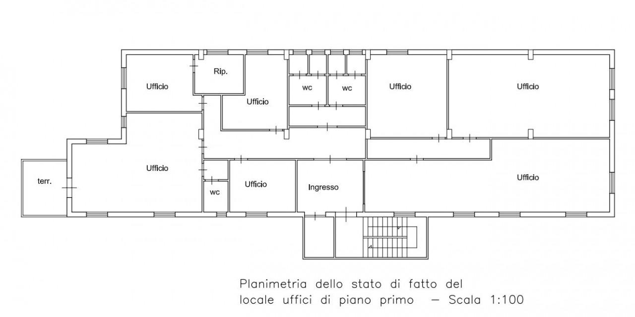 planimetria COMPENDIO INDUTRIALE CON ACCESORI IN CONTRADA TERRANOVA, GIARDINELLO (PA) - 1