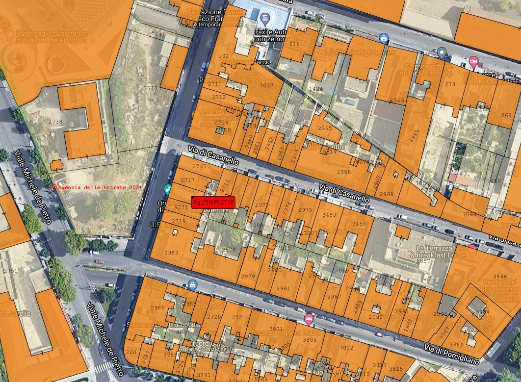 planimetria UFFICIO ALL'ASTA IN VIA COLONNELLO COSTADURA, LECCE (LE) - 1
