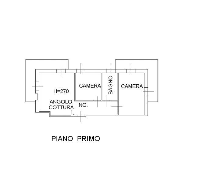 planimetria COMPENDIO PRODUTTIVO CON ABITAZIONI ALL'ASTA IN VIA ENRICO BERLINGUER, CILAVEGNA (PV) - 1