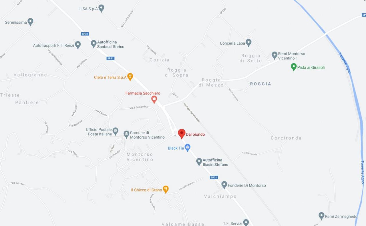 planimetria CAPANNONE ARTIGIANALE COMMERCIALE ALL'ASTA IN VIA VALCHIAMPO, MONTORSO VICENTINO (VI) - 1