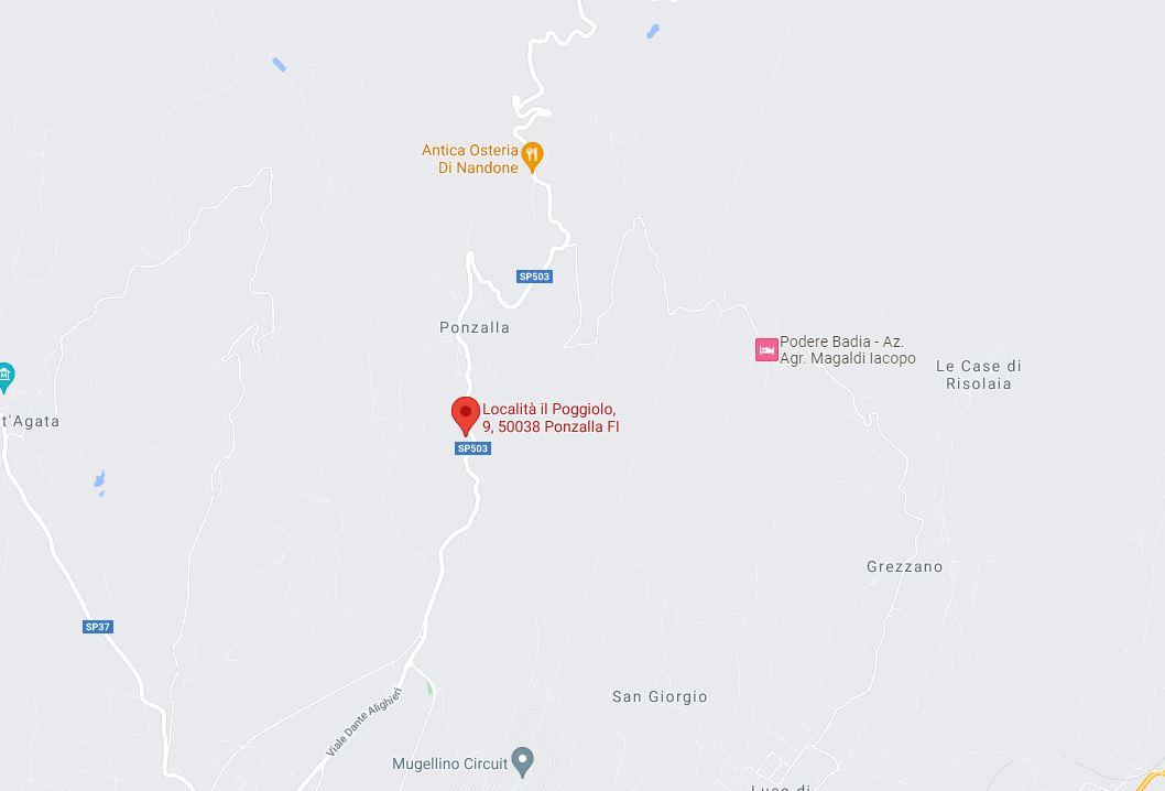 planimetria APPARTAMENTO CON TERRENO ALL'ASTA IN LOCALITÀ IL POGGIOLO, SCARPERIA (FI) - 1