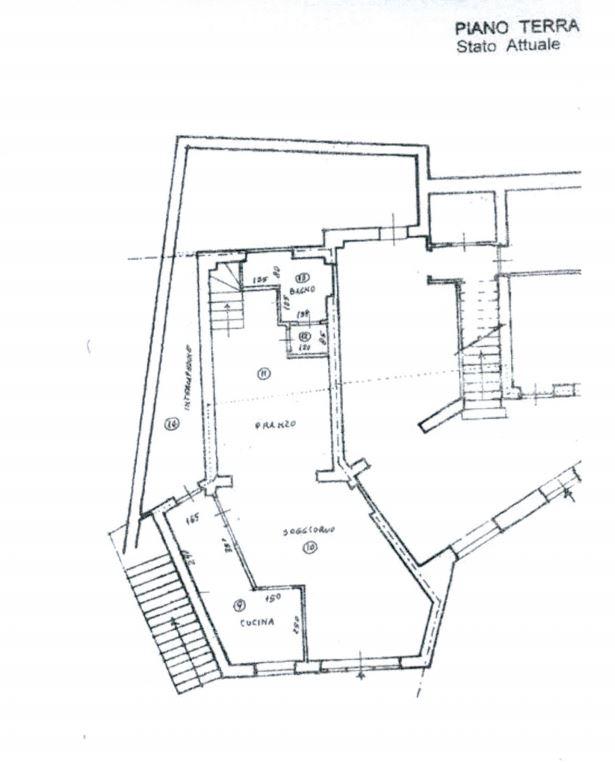 planimetria APPARTAMENTO IN VILLINO IN VIA FRANCESCO SERRANI, CASTELNUOVO DI PORTO (RM) - 1