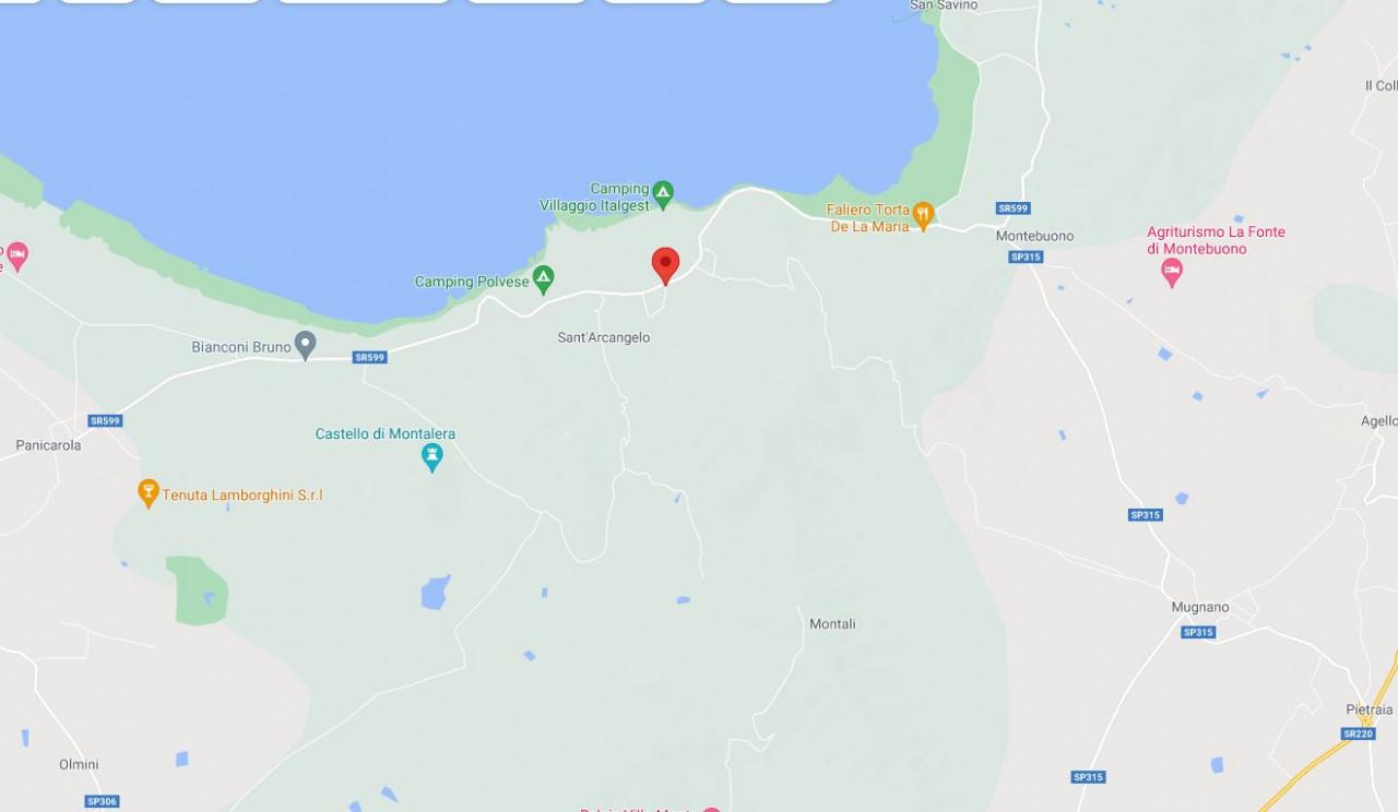 planimetria CASA IN VILLINO BIFAMILIARE CON CORTE ALL'ASTA IN VIA DELLLA SAPIENZA, MAGIONE (PG) - 1