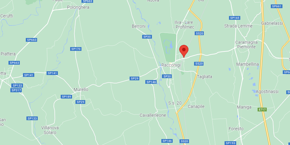 planimetria PORZIONE DI ABITAZIONE CON MAGAZZINO ALL'ASTA IN VIA GIRIVOTTO, RACCONIGI (CN) - 1