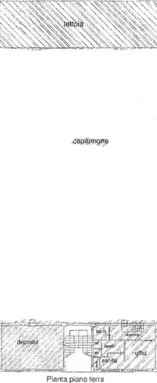 planimetria CAPANNONE IN CORSO DI COSTRUZIONE ALL'ASTA IN CONTRADA CAFARO, PATERNÒ (CT) - 1